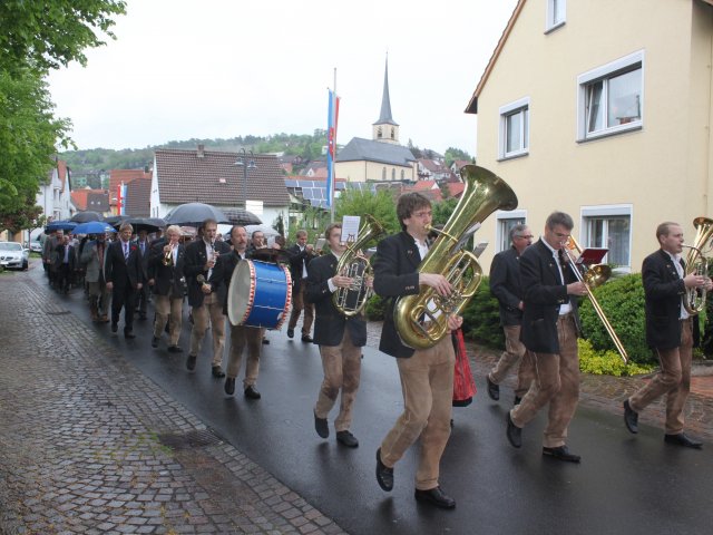 Musikalische Umrahmung des Feldgeschworenen Jahrtags 2012 in Erlenbach